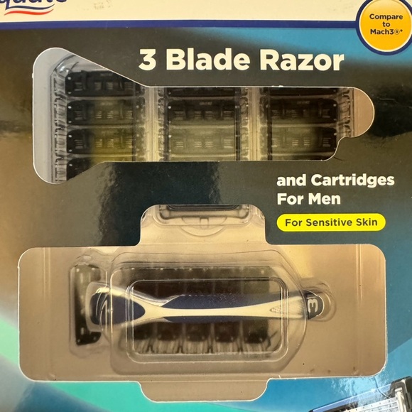 NIB, Equate 3-Blade Razor & 20-Pk Cartridges + 10 Extras - Picture 3 of 8
